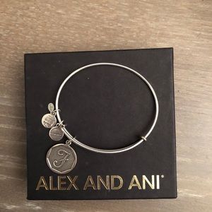 Alex & Ani - ‘F’ bangle